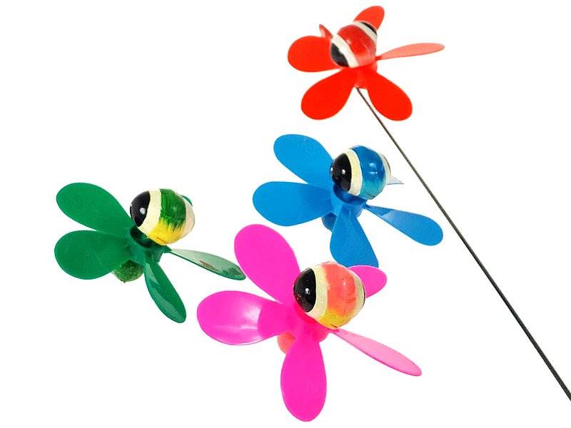 3/596559 Ozdoba ogrodowa na patyku - ważka dł.13cm