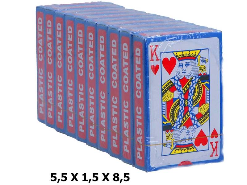 Z4481 KARTY DO GRY PLAYING CARDS PLASTIC COATED