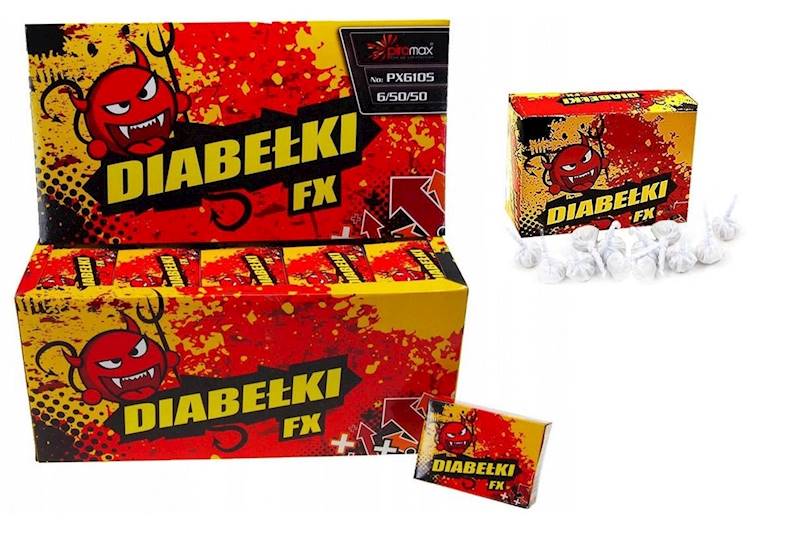 PXG105 DIABEŁKI - STRZELAJĄCE DIABEŁKI OP 50 SZT.