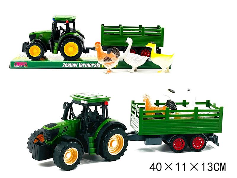 G214905 TRAKTOR ZE ZWIERZĄTKAMI 