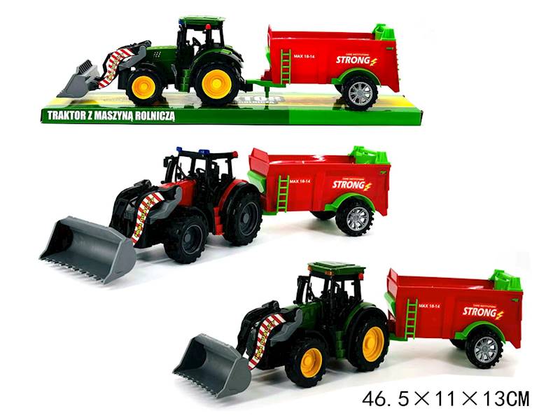 G214888 TRAKTOR Z MASZYNĄ ROLNICZĄ