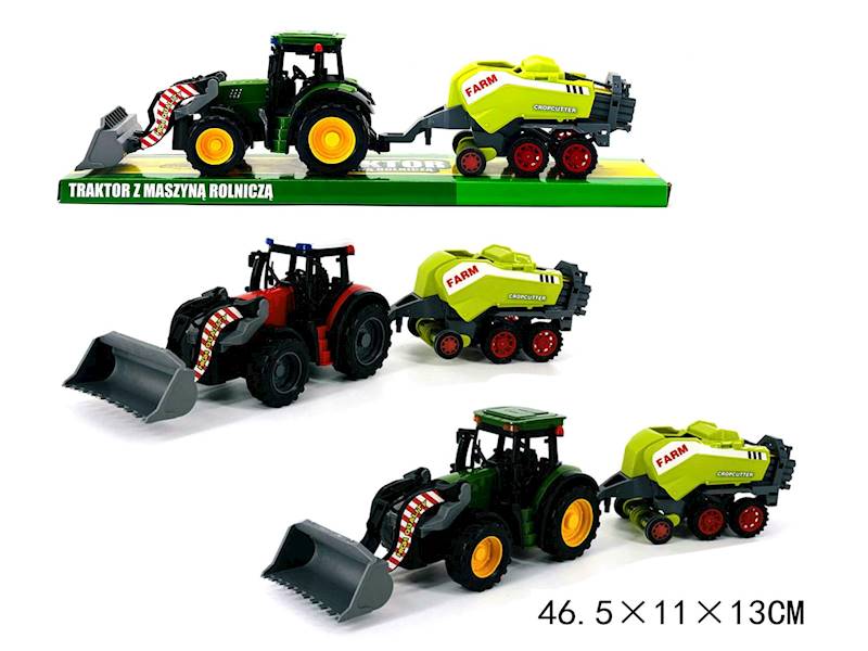 G214887 TRAKTOR Z MASZYNĄ ROLNICZĄ 