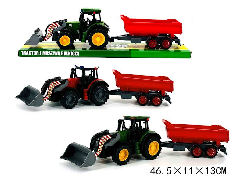 G214883 TRAKTOR Z PRZYCZEPĄ