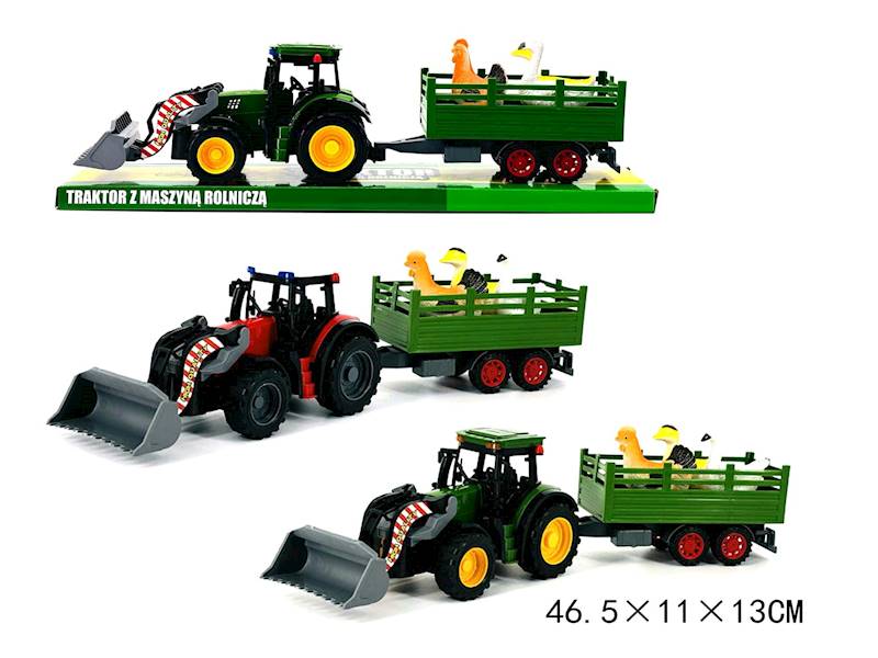 G214881 TRAKTOR ZE ZWIERZĄTKAMI