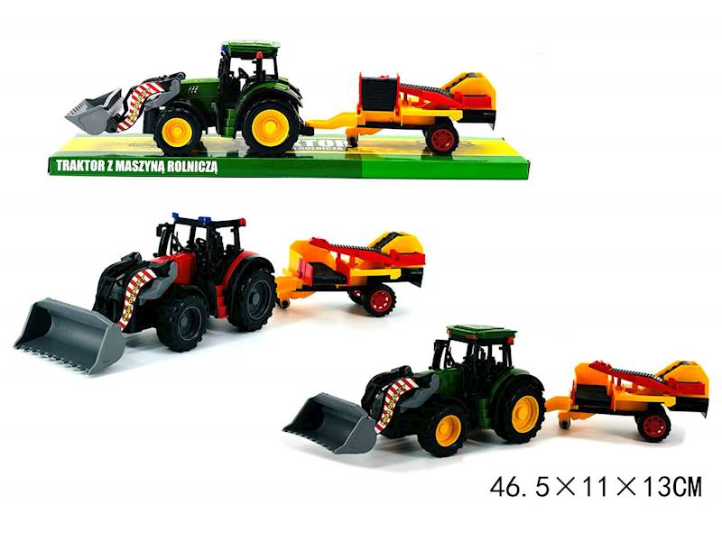 G214889 TRAKTOR Z MASZYNĄ ROLNICZĄ