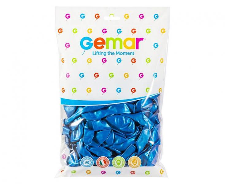 GM90/54 GRANATOWE BALONY GM90 METAL 10" 100 SZTUK
