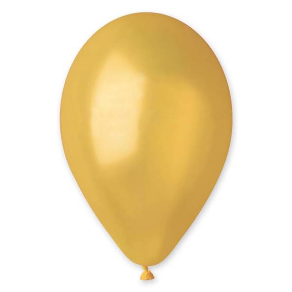 GM90/39 ZŁOTE BALONY GM90 METAL 26 CM 100 SZT. 