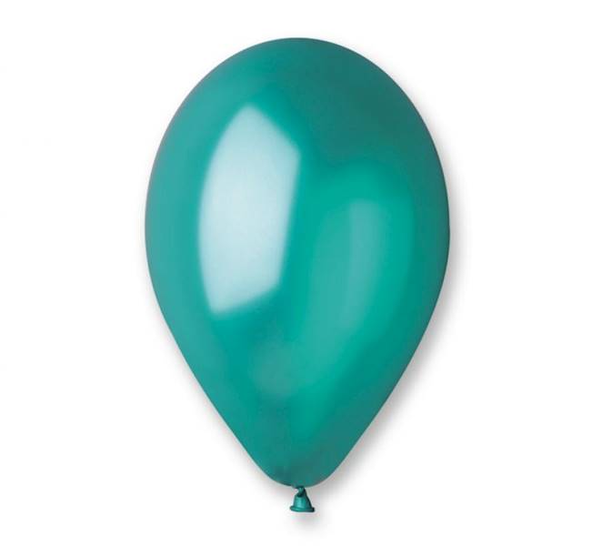 GM90/55 ZIELONE - TURKUSOWE BALONY METAL. 100 SZT
