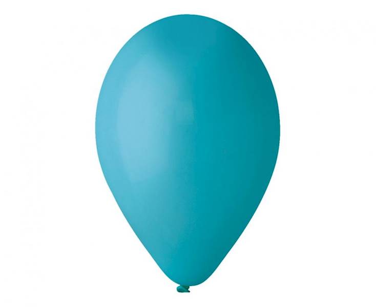 G90/68 TURKUSOWO-NIEBIESKIE BALONY PASTEL100 SZT