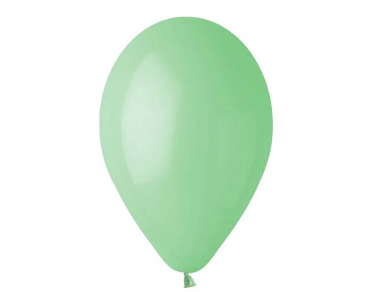 G90/77 MIĘTOWE ZIELONE BALONY PASTEL 10`100 SZT