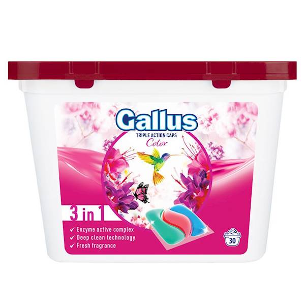 KAPSUŁKI DO PRANIA 3IN1 30SZT KOLOR 948300