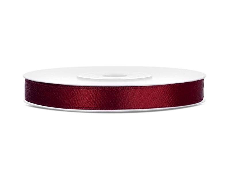 TS6-082 TASIEMKA SATYNOWA BORDO 6 MM / 25 M