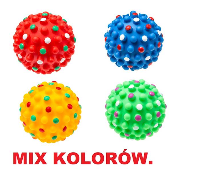 214 PIŁKA WZMOCNIONA PISZCZĄCA JEŻYK  11,2cm