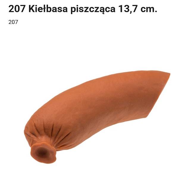 207 KIEŁBASA PISZCZĄCA 13,7 CM 