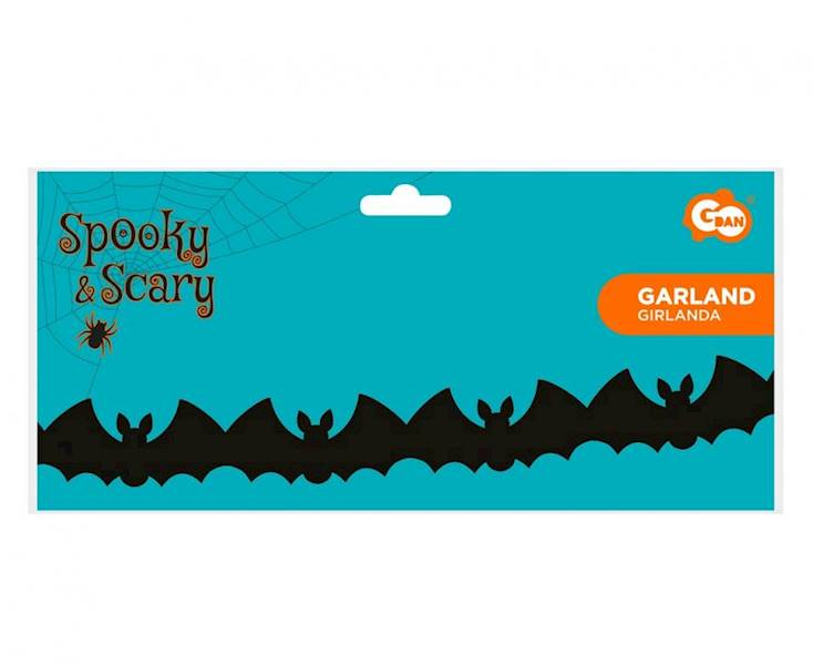 PF-GNIE irlanda papierowa Nietoperze, czarna, 3 m