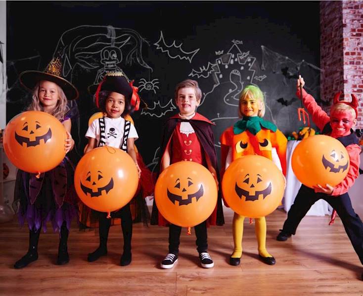 GB/PG17 BALONY PREM. DYNIE NA HALLOWEEN PIŁKI 3SZT
