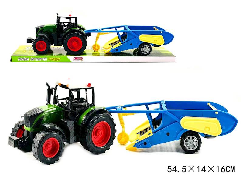 G217543 TRAKTOR Z MASZYNĄ KOPACZKA DO ZIEMNIAKÓW