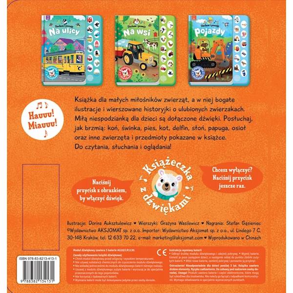 Słucham i poznaję. Zwierzęta. Książeczka z dźwięka