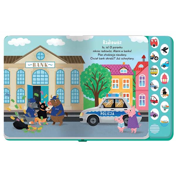Słucham i poznaję. Na ulicy. Książeczka z dźwiękam