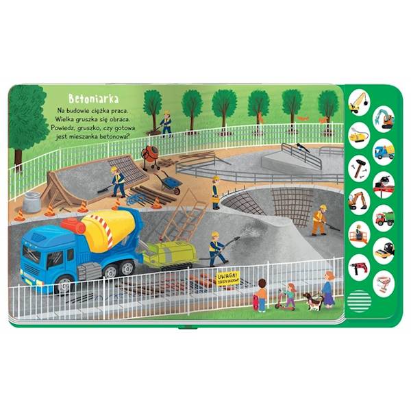 Słucham i poznaję. Na budowie. Książeczka z dźwięk