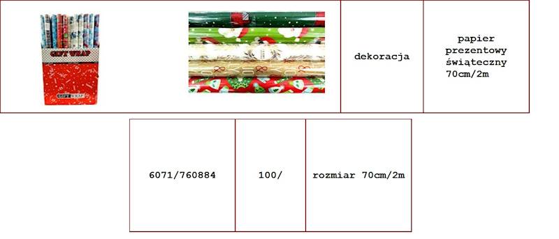 PAPIER ŚWIĄTECZNY Q240326071 / 760884
