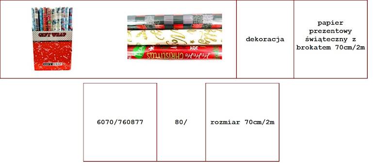 PAPIER ŚWIĄTECZNY Q240326070 / 760877