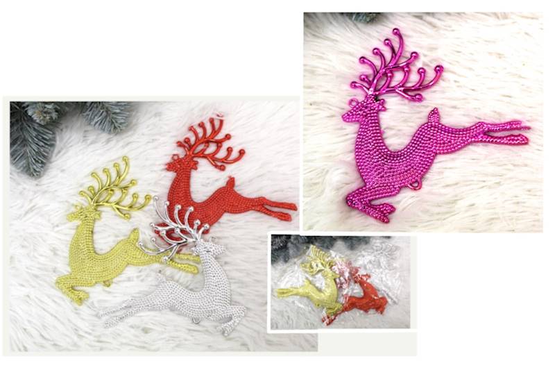 XDO-19047-K ZAWIESZKA RENIFER-TW.SZTUCZNE KPL 3