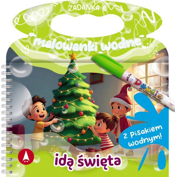 Zadanka & malowanki wodne. Idą święta