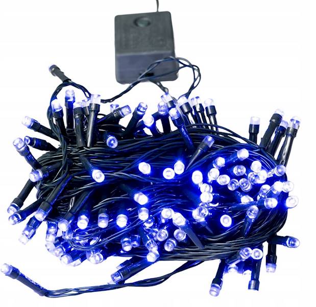 Lampki Choinkowe Wewn 100LED 10m 230V Niebieskie