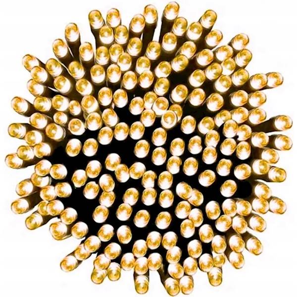 Lampki Choinkowe Zewnętr. Ciepłe Białe 100 LED 10m