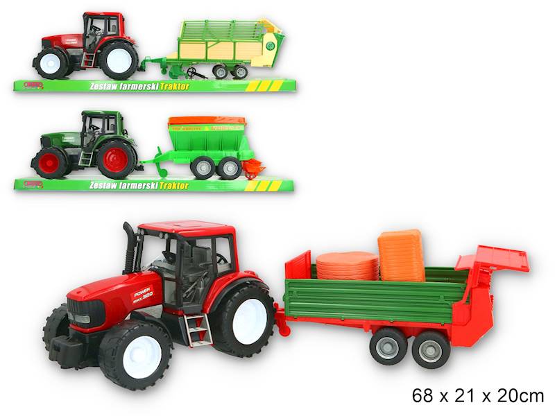 G087443 TRAKTOR Z MASZYNĄ ROLNICZĄ 