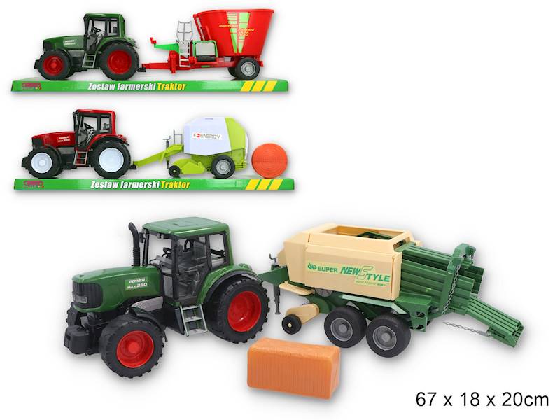 G087442 TRAKTOR Z MASZYNĄ ROLNICZĄ 