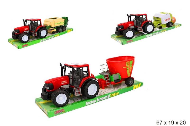 G087442 TRAKTOR Z MASZYNĄ ROLNICZĄ 