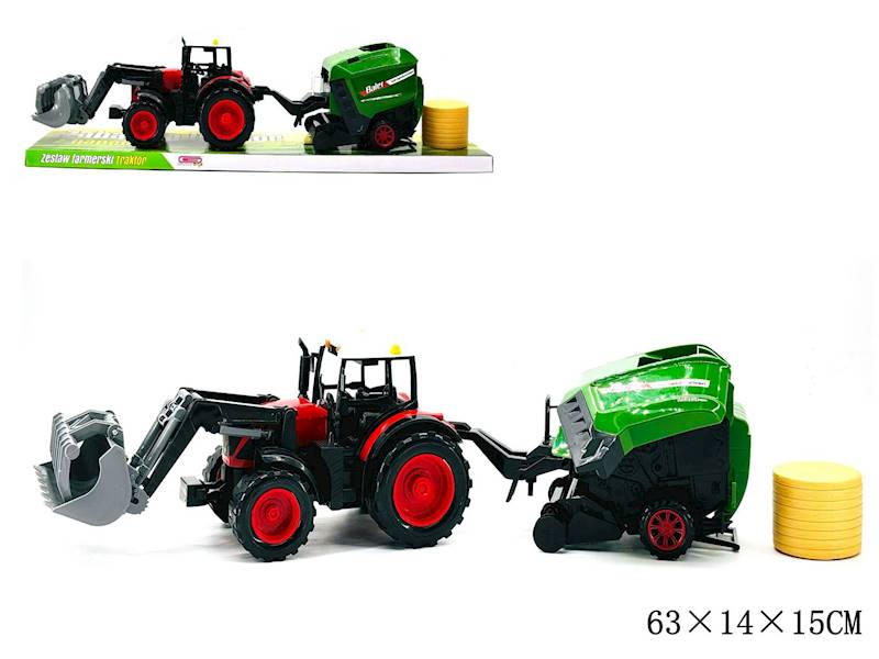 G217545 TRAKTOR Z MASZYNĄ ROLNICZĄ