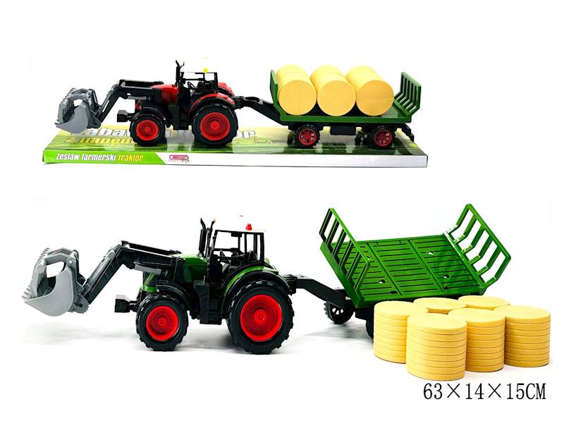 G217567 TRAKTOR Z PRZYCZEPĄ