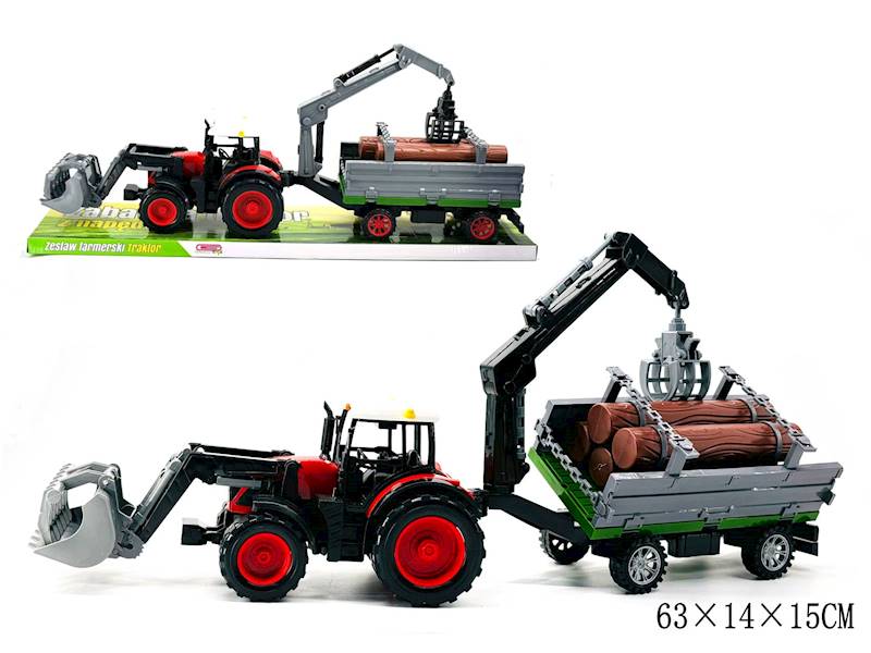 G217581 TRAKTOR Z PRZYCZEPĄ