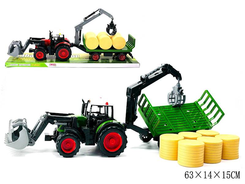 G217579 TRAKTOR Z PRZYCZEPĄ