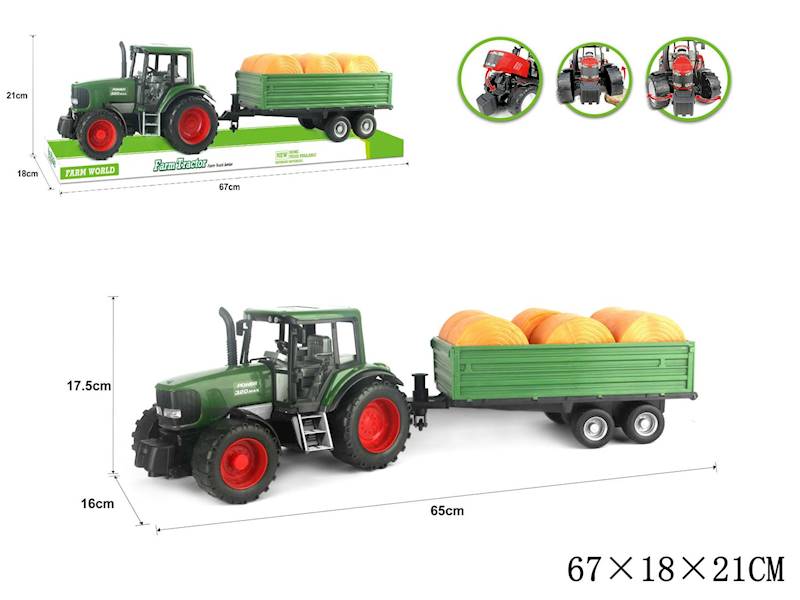 G216060 TRAKTOR Z PRZYCZEPĄ