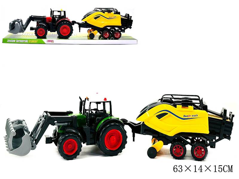 G217544 TRAKTOR Z MASZYNĄ ROLNICZĄ