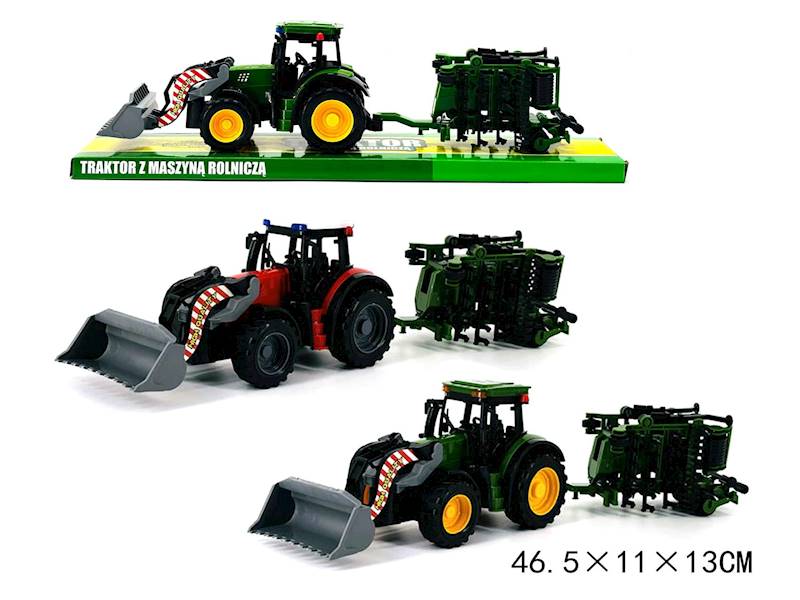 G214886 TRAKTOR Z MASZYNĄ ROLNICZĄ