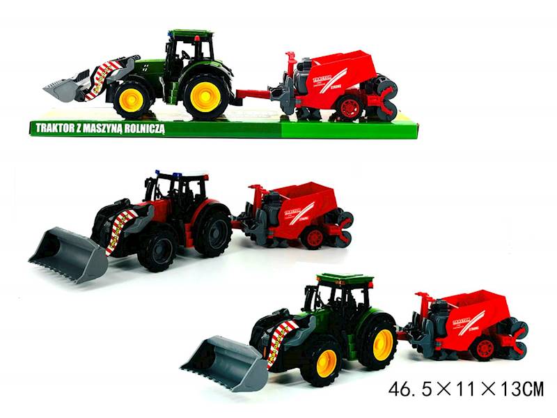 G214885 TRAKTOR Z MASZYNĄ ROLNICZĄ