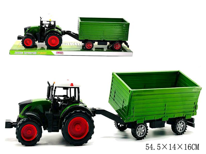 G217563 TRAKTOR Z PRZYCZEPĄ