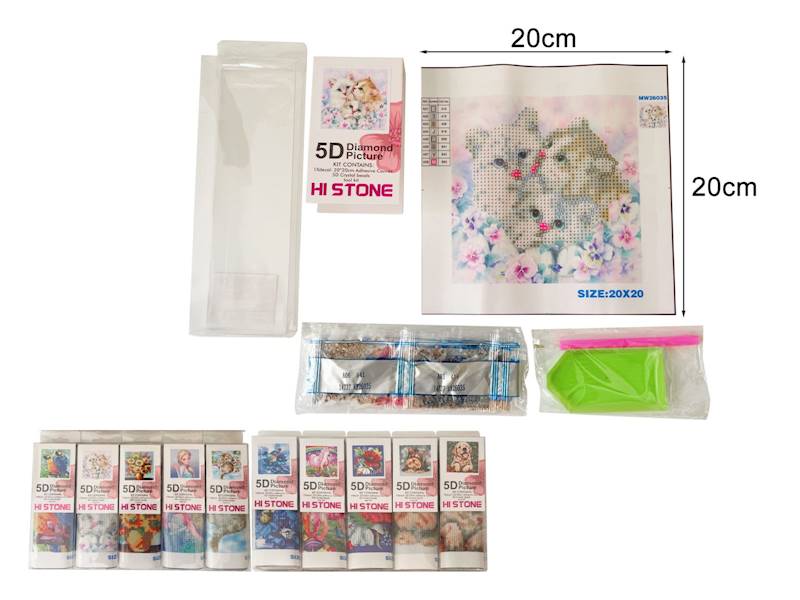 Z9628 MOZAIKA DIAMENTOWA RÓŻNE MIX