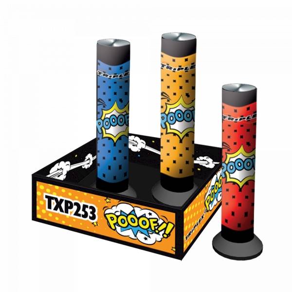 TXP253 SINGLE SHOT POOOF op. 3 szt.