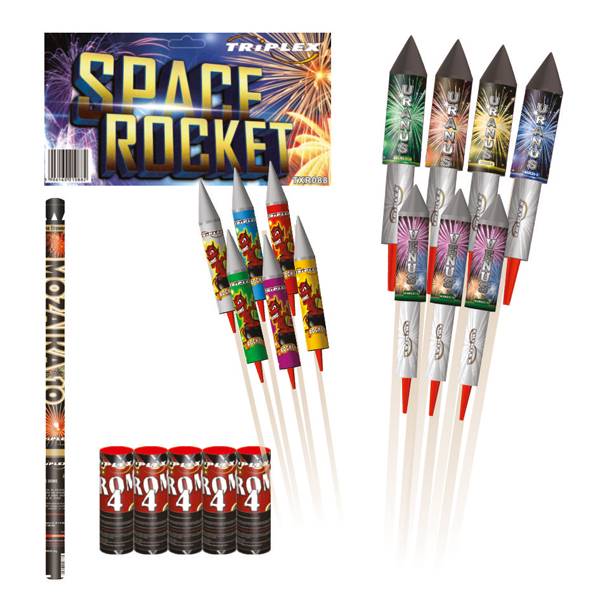 TXR088 ZESTAW PETARD - SPACE ROCKET