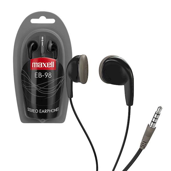 SŁUCHAWKI DOUSZNE EB-98 CZARNE MAXELL