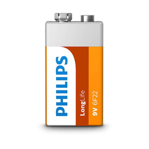 BAT.PP LL 6F22 OP.1SZT PHILIPS 9V