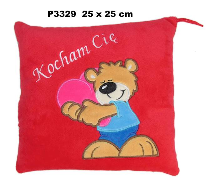 P3329 PODUSZKA "KOCHAM CIĘ"