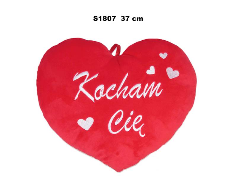 S1807 SERCE "KOCHAM CIĘ" 37cm