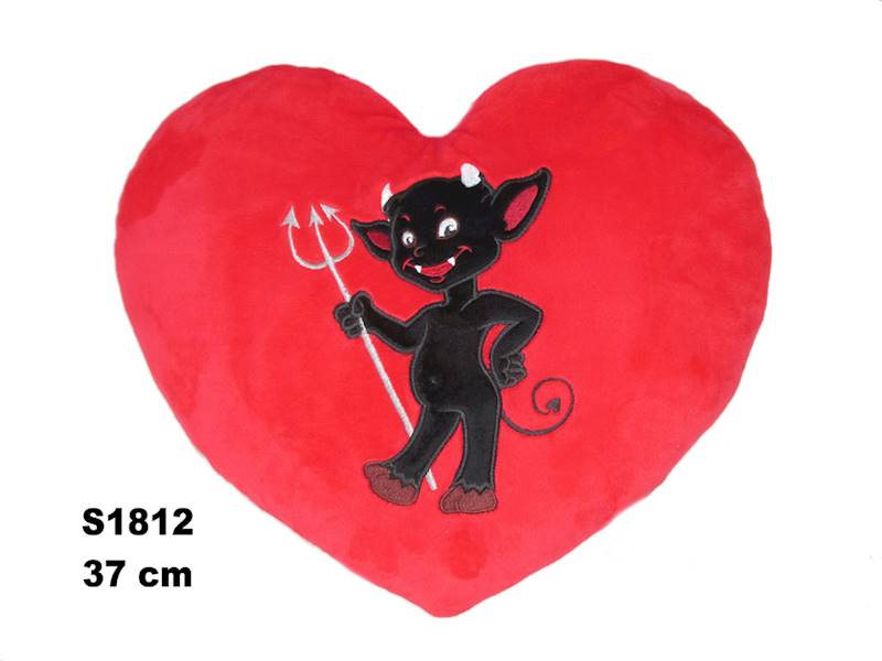 S1812 SERCE Z DIABŁEM 37cm